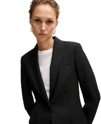 Women's Slit Cuff Regular-Fit Jacket