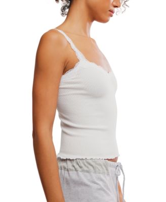 Women's Spring Fever Lace Detail V-Neck Cami Top