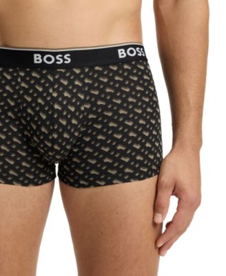 Men's Power Trunk Patterned Underwear, 3-Pack Set