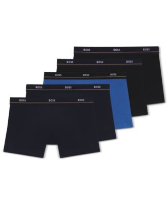 Men's Essentials Boxer Briefs Underwear, 5-Pack Set