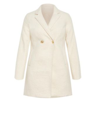 Women's Estelle Double Button Collared Coat
