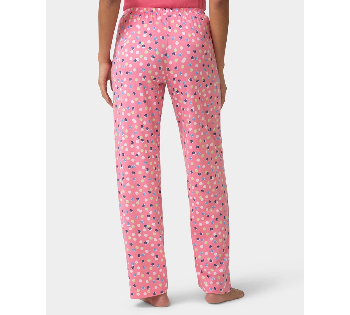 Hue Women's Chalk Dot Printed Mid-Rise Pants