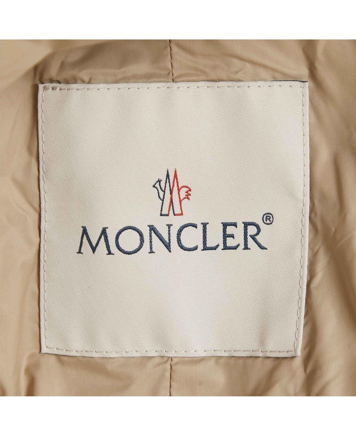 Pre-Owned Moncler Women's Beige Synthetic Down