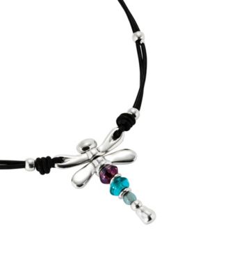 Sliver Plated Dragonfly Collar Necklaces