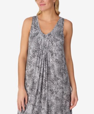 Women's Printed Sleeveless Nightgown