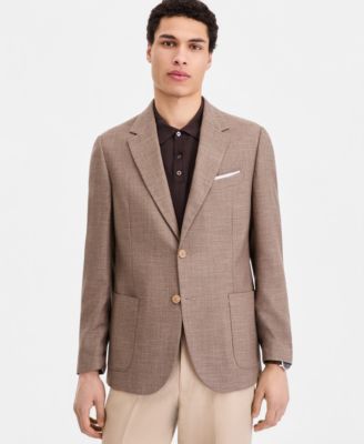 Men Modern-Fit Active Stretch Structure Weave Sport Coat  