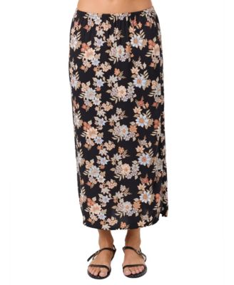 Women's Bellamy Bali Floral Printed Pull-On Midi Skirt