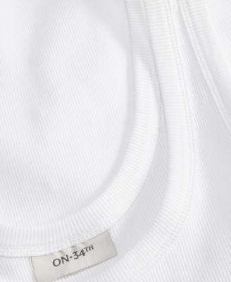 Women's Double Scoop-Neck Layering Tank Top