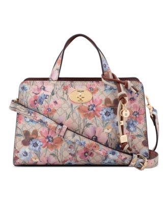 Khora East West Small Satchel Crossbody Bag