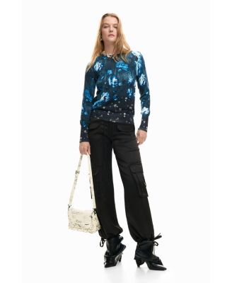 Women's Fine Floral Sweater