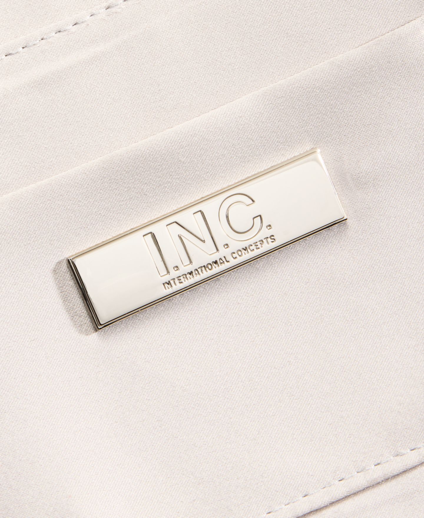 Женский клатч I.N.C. International Concepts Prudence Imitation Pearl Diamond Clutch, цвет: Серебряный — фото 7