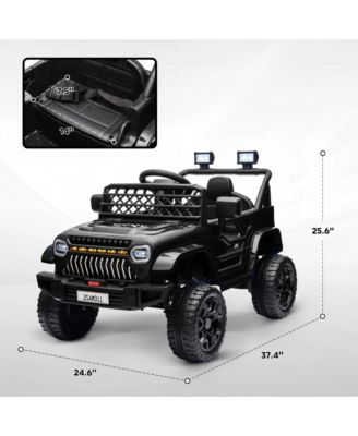 Kids 12V Electric Ride On Car with Parent Remote Slow Start Suspension for Ages 3 to 6