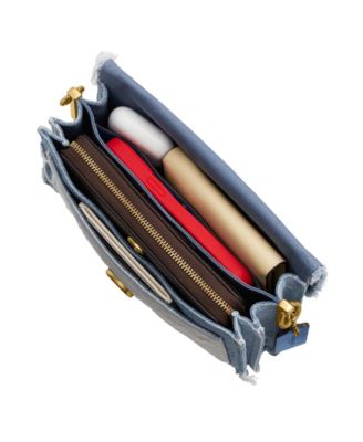 Tabby Medium Denim Patchwork Shoulder Bag 26