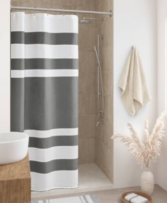 Spa Waffle 3M-Scotchgard Shower Curtain, 36" x 72"