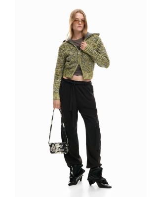 Women's Zipper Knit Sweater