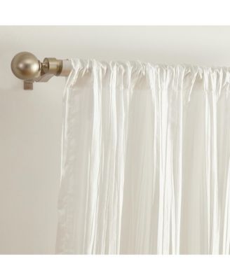 Athena Faux Silk Window Curtain and Scarf Set