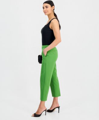Petite Pull-On Cropped Pants