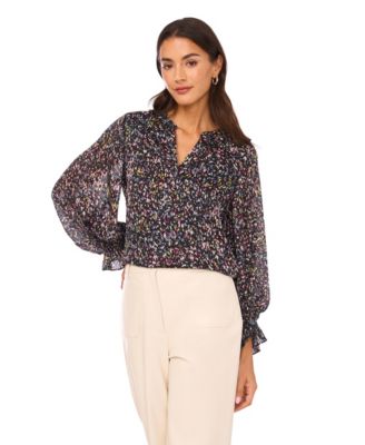 Women's Printed 3/4-Sleeve Top