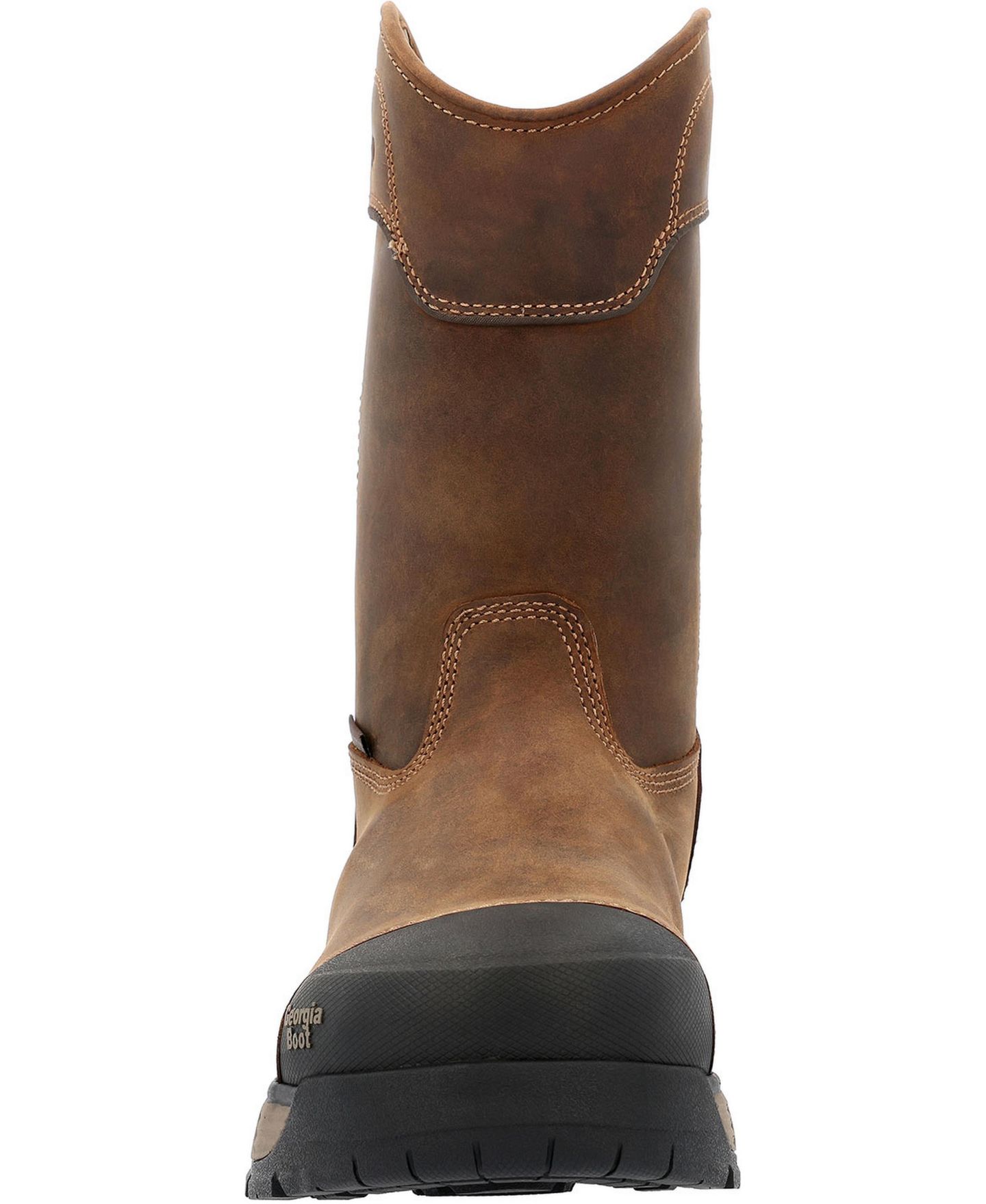Мужские ботинки GEORGIA BOOT Durablend Edge 10" Waterproof Alloy Toe Pull On Work Boot, цвет: Коричневый — фото 21