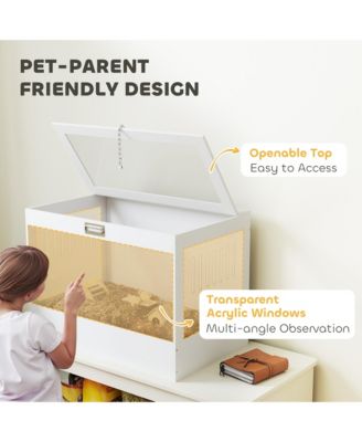 Hamster Cage with Openable Top, Hut, Small Animal Habitat,