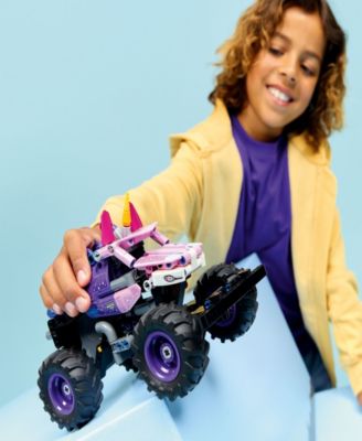 Technic Monster Jam Sparkle Smash Pull-Back Building Kit 42220, 243 Pieces