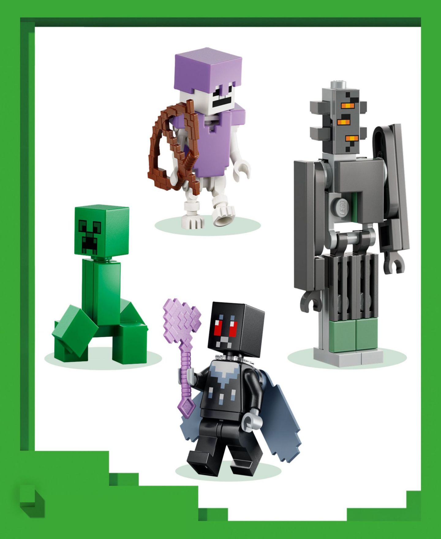 Детские конструкторы LEGO® Minecraft The Pale Garden Building Toy 21586, 243 Pieces — фото 5