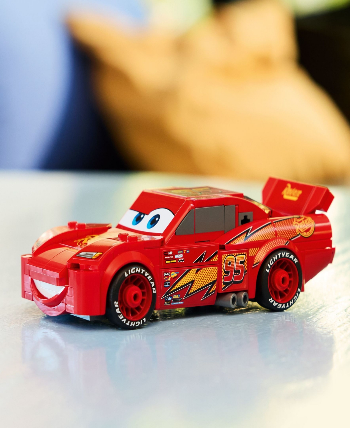 Lego Speed Champions Lightning McQueen Disney Pixar Car Building Toy 77255, 270 Pieces