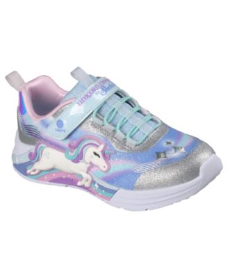 Little Girls S-Lights: Unicorn Chaser Stay-Put Closure Light-Up Casual Sneakers from Finish Line