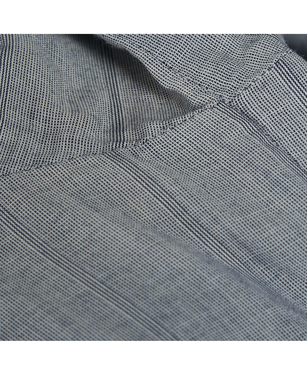 Pre-Owned Burberry Women's Brit Grey Pinstripe Button Front Blouse