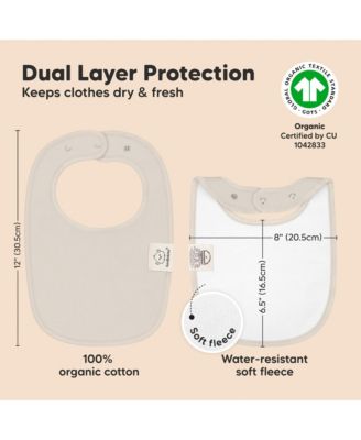 8pk Baby Bibs for Boy, Baby Drool Bib for Baby Boys and Girls, Infant Teething Bibs