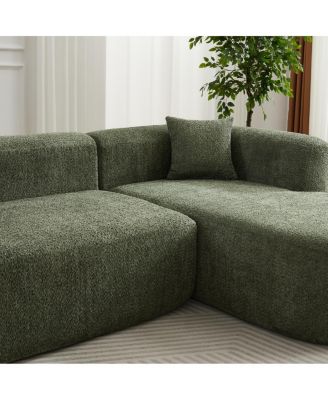 Cloud-Like Chenille Modular Sofa - No Assembly Required