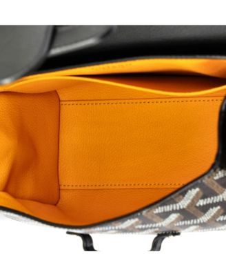 Mini Saigon Top Handle Bag Coated Canvas with Leather