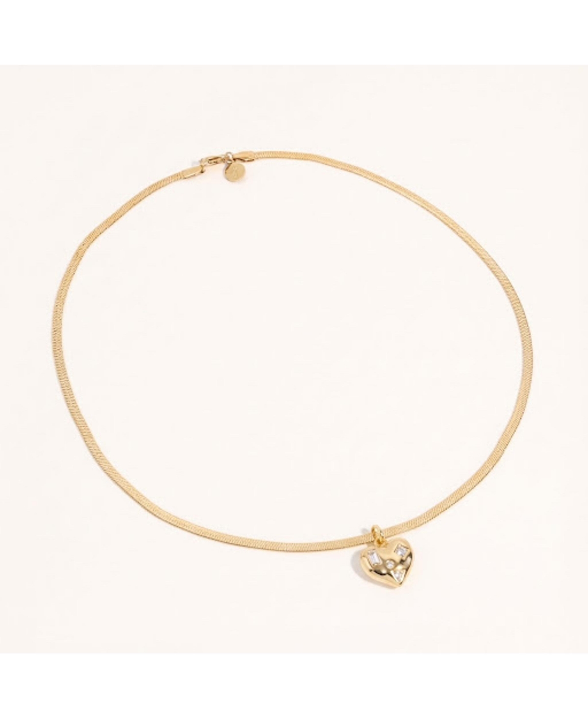 Joey Baby Golden Heart Pendant Necklace