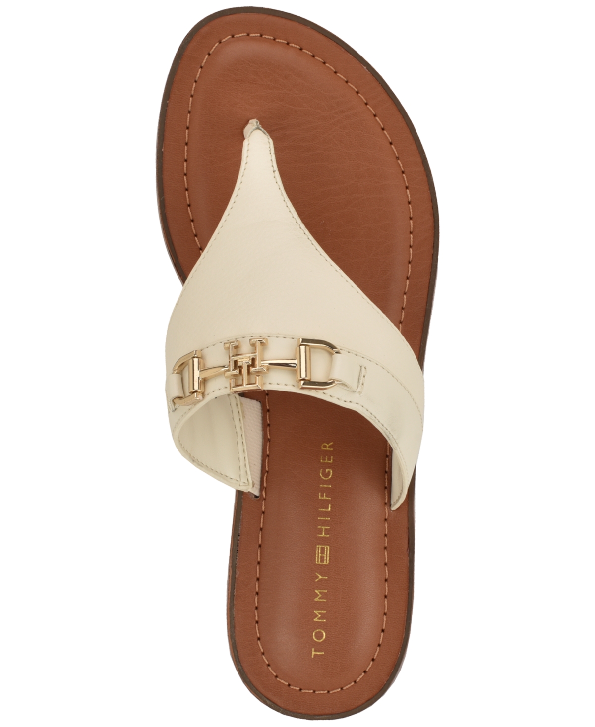 Tommy Hilfiger Women's Goldiea Ornamented Slip-On Flat Sandals