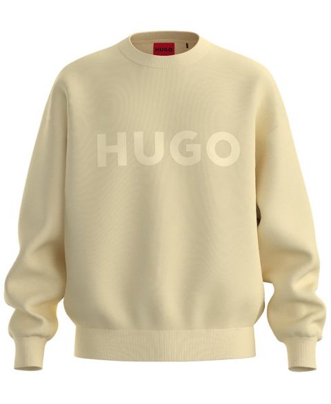 Мужская толстовка Hugo Boss HUGO Dinex Long-Sleeve Oversized Sweatshirt, цвет: Слоновая кость