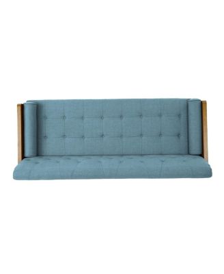 Aidan Mid Century Modern Tufted Fabric Sofa
