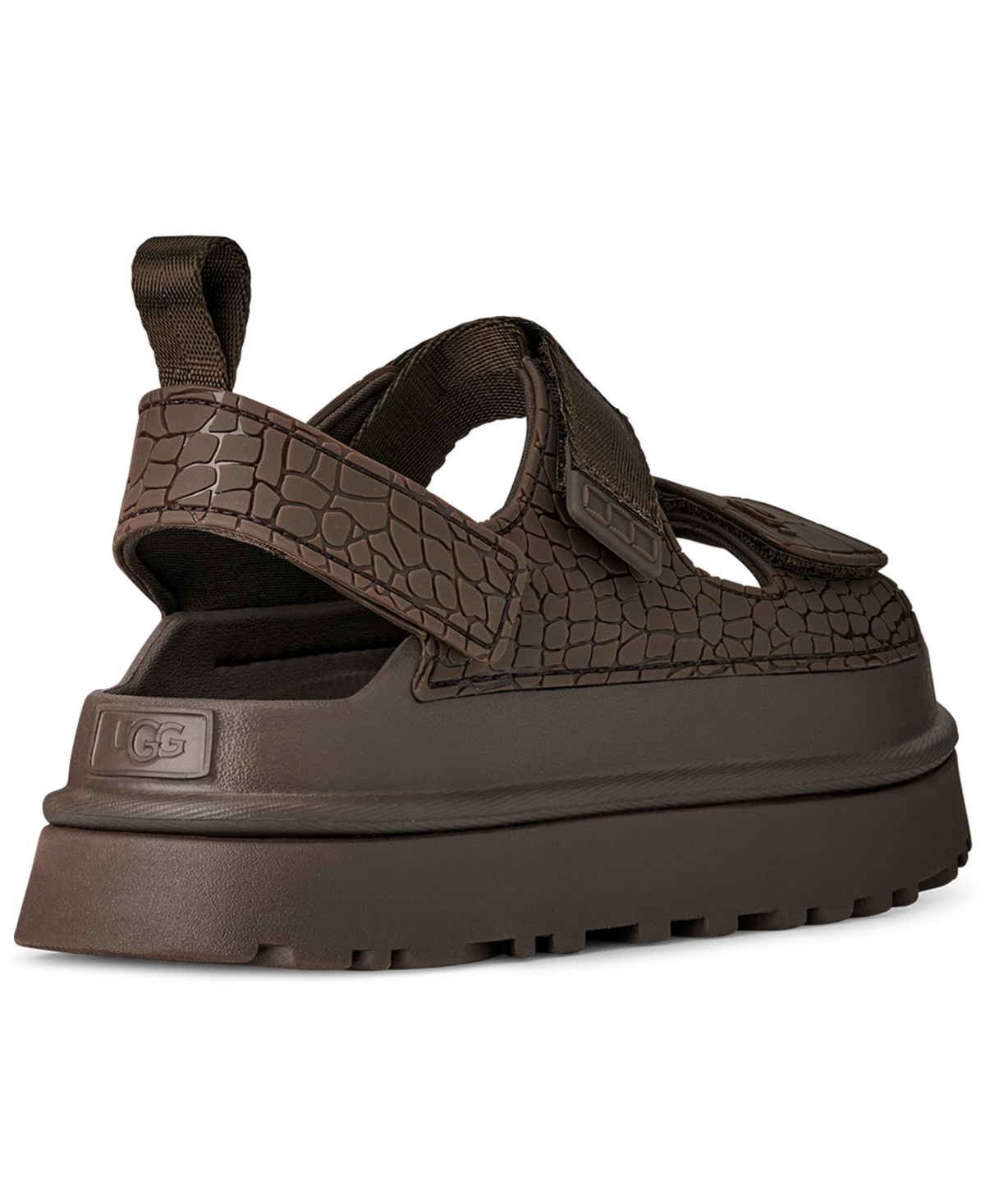 Ugg Women's GoldenGlow Embossed Open Toe Sandals