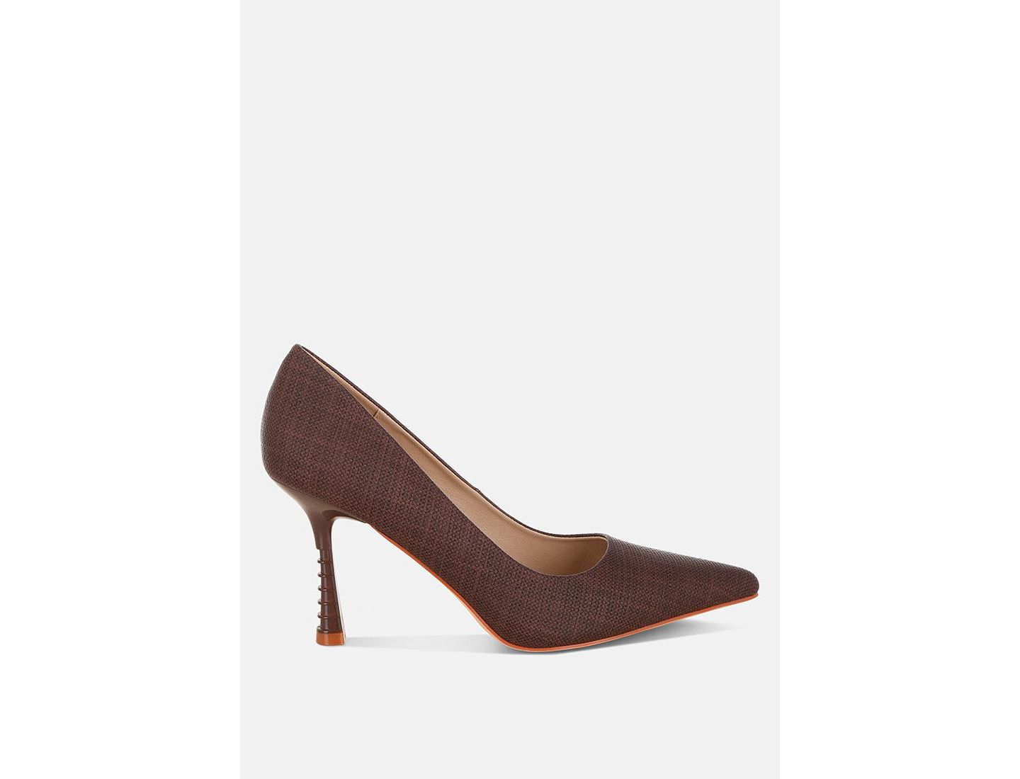 Женские туфли London Rag Zuzana Pointy Toe, цвет: Коричневая искусственная кожа — фото 2