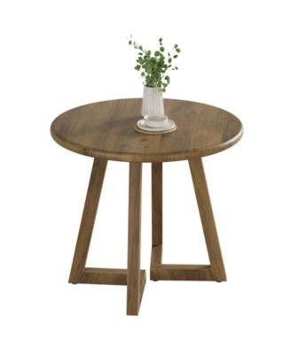 Small Round Dining Table for 2-4 People, 31.5-Inch Kitchen Table for Dining Room, Living Room