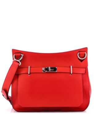 Pre-Owned HERMES 34 Jypsiere Bag Clemence