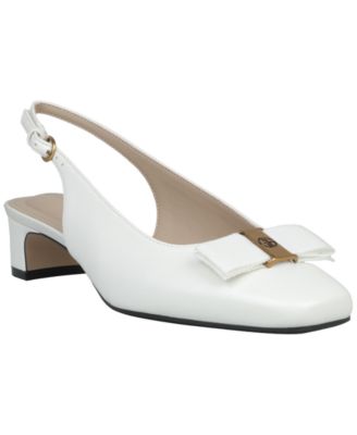 Women's Battah Block Heel Slingback Pumps