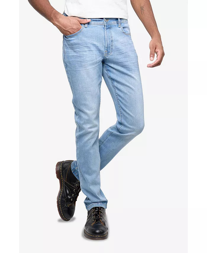 CULTURA Men's Slim-Fit Stretch Jeans with Silicone Grip - thumbnail 4