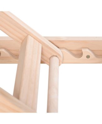 Foldable Wooden Dog Ramp for Bed & Couch - Adjustable 39" Pet Ramp for All Dogs/Cats