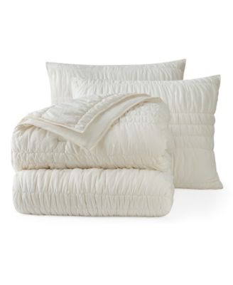Devon Tide Ruched  Quilt Set