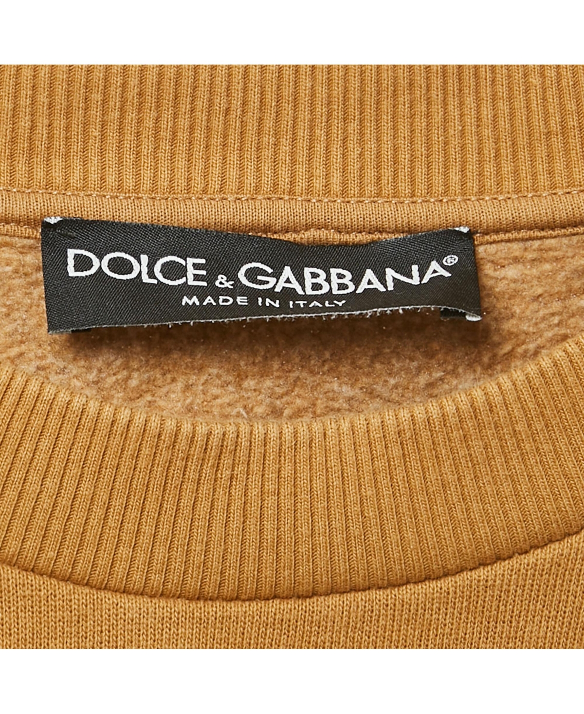 Pre-Owned Dolce & Gabbana Men's Brown Patterend Knit Sweatshirt