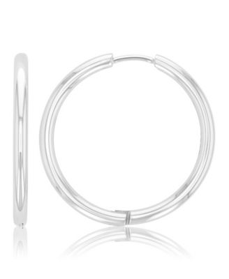 Waterproof Yellow 29mm Hoop Earrings