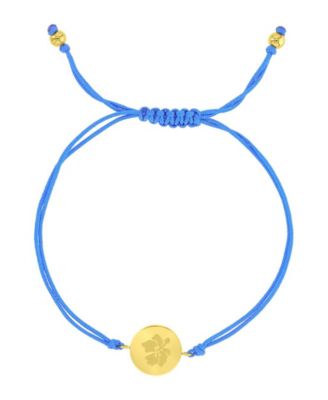 Waterproof Yellow Hibiscus Adjustable Bracelet