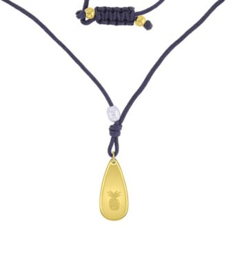 Waterproof Yellow Pineapple Pearl Adjustable Necklace