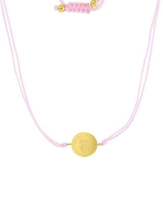 Waterproof Yellow Pineapple Beads Adjustable Necklace
