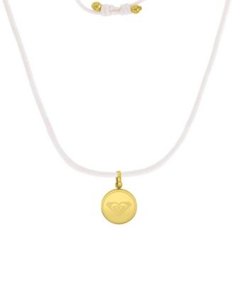 Waterproof Yellow Triangle Heart Beads Adjustable Necklace